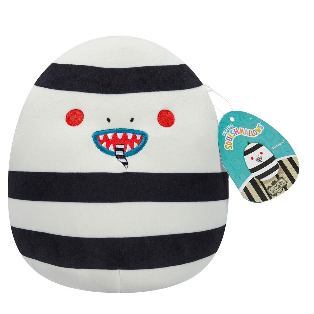 New BEETLEJUICE 10" JAZWARES SANDWORM SQUISHMALLOWS Collectible Plush NEW